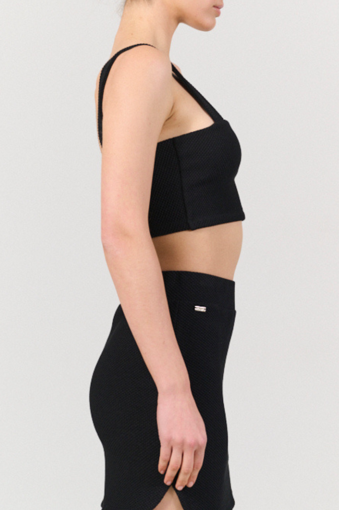 Lune Active Moon Classic Bandeau Bra - Black 