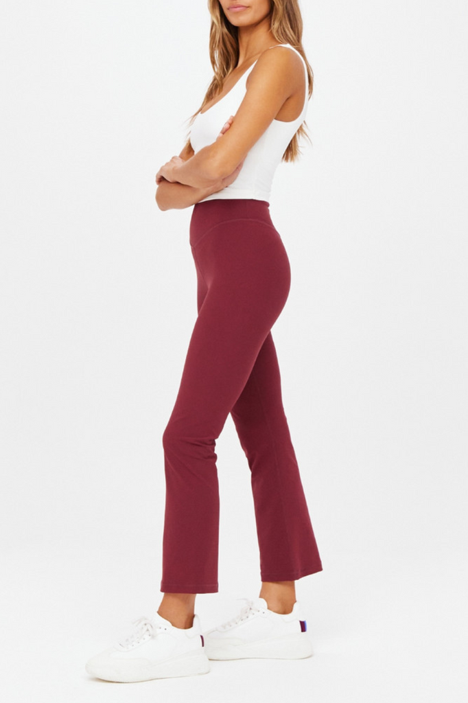 cropped flare pant