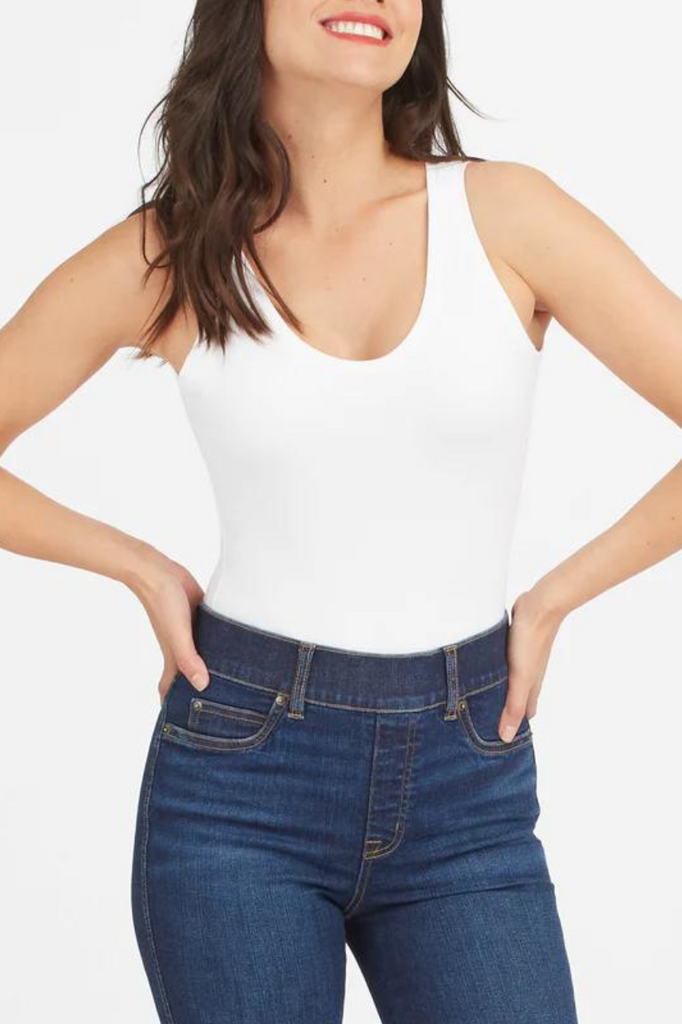 Spanx Suit Yourself Scoop Neck Tank Thong Bodysuit